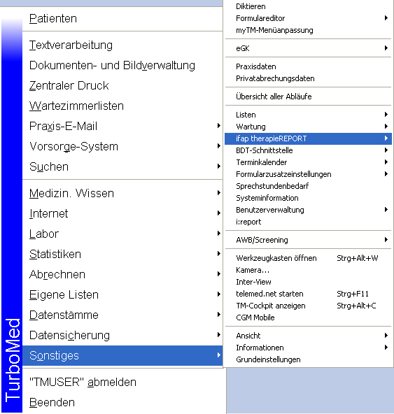 ifap therapieReport Menüaufruf.gif